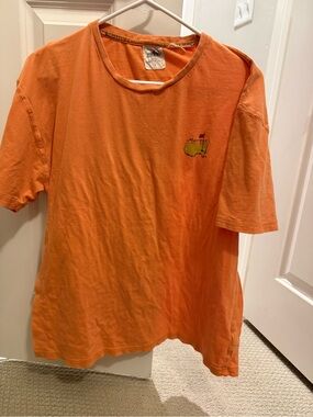 Masters Tournament Orange Graphic Tee 2013 Size Large